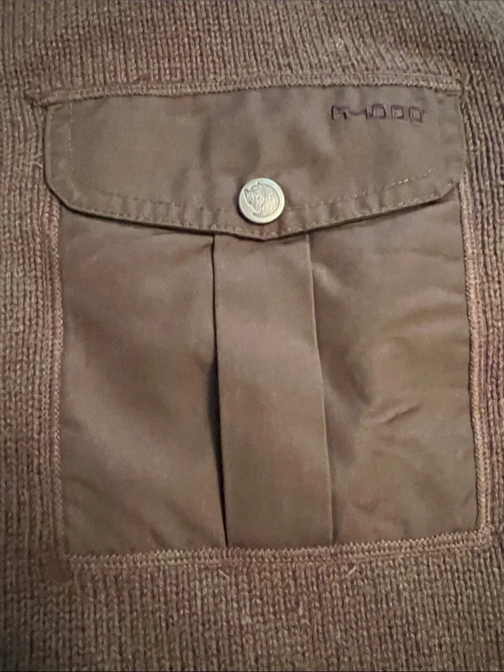 Fjallraven Men's Olive green Crewneck Sweater